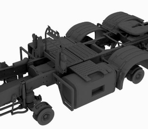 AN 1/24 6x2/4 PUSHER CHASSIS